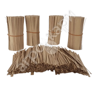 Ataduras de Papel Biodegradables y Ecológicas de Primera Calidad, las Más Vendidas, para Tomates, Pepinos y Plantas Trepadoras, 10 cm - Product Image 1