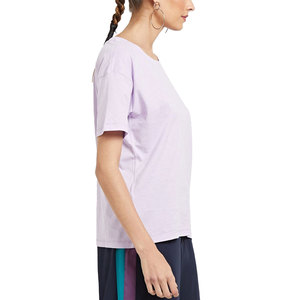 Solid Trader Premium Cotton Plain Casual Soft Breathable Daily Wear Lightweight Regular Fit <b>Top</b> For Summer Women Tee Shirt - Product Image 3