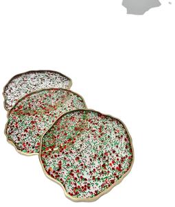 แผ่นรองแก้วเรซินทำมือปรับแต่งสีได้สำหรับชุดโต๊ะเสื่อในครัว - Product Image 1