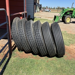 Heavy Duty 295/80R22.5 Used Truck Tire Radial Design For Cargo <b>Transport</b> Steer And Drive Position Long Distance Routes Durable - Product Image 2
