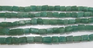 Cuentas de Amazonita Azul Natural en Forma de Pepita, Facetadas, Cortadas con Láser, Pulimentadas, de 12 mm, Hilo de 8 Pulgadas para Joyería - Product Image 3