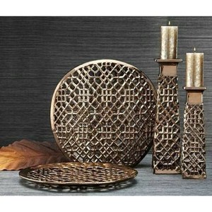 Décoration de table bohème en laiton fait main, thème végétal, sculpture d'appoint pour salon, best-seller, fournitures de décoration pour la maison et l'hôtel - Product Image 6