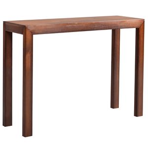 Table console en pin de style traditionnel de 46 pouces, table d'entrée étroite en noyer pour salon, couloir, table de canapé pour entrée - Product Image 1