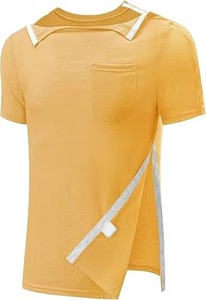 Camisetas de Jersey con Abertura Completa, Fáciles de Poner/Quitar para Pacientes Postoperatorios, Ropa de Cuidado No Removible - Product Image 3