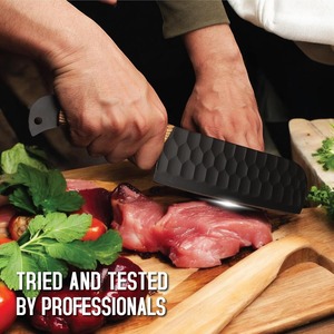 5PCS Viking Art Carbon Steel <b>Kitchen</b> <b>Knife</b> Set Handmade Chef <b>Knives</b> Ambidextrous Professional Cooking Wood Handles <b>Sharp</b> Durable - Product Image 4
