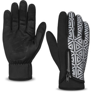 Guantes de esquí y snowboard OEM antideslizantes, cálidos para invierno, de dedo completo para hombre, cortavientos, de PU, que absorben la humedad, cómodos para deportes y conducción. - Product Image 1