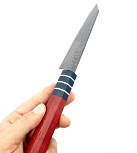 Couteau de Chef Artisanal OEM ODM LEGACY BLADES en Acier Damas Écologique avec Manche en Bois Bleu, Compatible Lave-Vaisselle, Couteau de Cuisine Japonais - Product Image 5