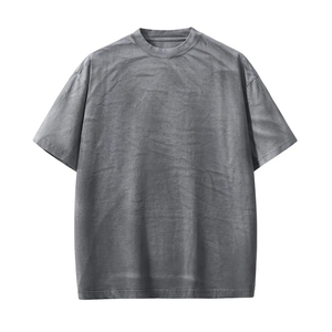 Camiseta de Algodón 100% de 270 Gramos, Estilo Streetwear, Lavado Desgastado, para Hombre y Mujer, Suministro del Fabricante, Personalizada, de Alta Calidad - Product Image 5