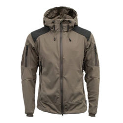 Nouvelle veste softshell en toile style puffer élégante pour hommes, coupe-vent, imperméable, haute qualité, nouveau design, capuche, logo frontal, fourniture OEM - Product Image 3