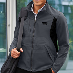 Men Softshell <b>Jacket</b> <b>Lightweight</b> Outdoor Hiking <b>Running</b> Travel Windproof Water Resistant Sports Casual Trend - Product Image 5