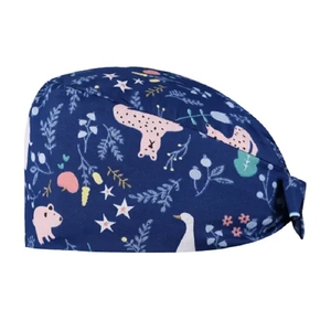 Gorro de Enfermería Clásico Ajustable con Lazos Traseros, Gorro Quirúrgico Ligero para Enfermeras, Médicos, Clínicas y Hospitales - Product Image 6