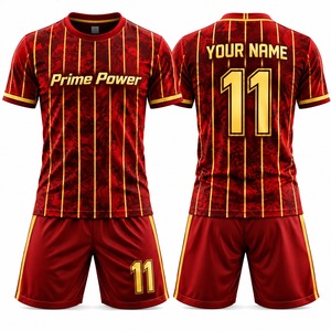 เสื้อฟุตบอลทีมขายส่ง เสื้อแข่งฟุตบอลแบบกำหนดเอง ชุดกีฬาซับลิเมชั่น ชุดยูนิฟอร์มสโมสรและอะคาเดมี โรงงานผลิตโดยตรง - Product Image 1