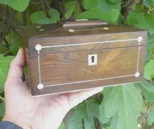Wooden Brass Inlay <b>Storage</b> <b>Box</b> With Locking <b>Lid</b> Handmade Organizer for Jewelry Accessories <b>Small</b> Essentials and Gift Wholesale - Product Image 2