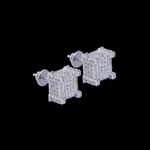 1.50 Carat Natural Stone Freshwater Pearl <b>Stud</b> Earrings 18K Gold Heart Cut Luxury - Product Image 2