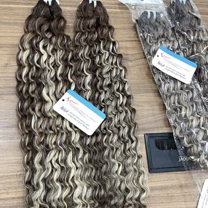 ผมต่อแบบยืดสุดหรูสีบลอนด์สำหรับ2025 - Product Image 1