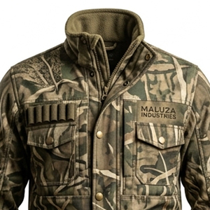Chaqueta de Caza de Camuflaje Impermeable de Verano Personalizada Premium para Hombre, con Estampado Frontal, de Nailon, Silenciosa, Cortavientos, Táctica para Exteriores - Product Image 3