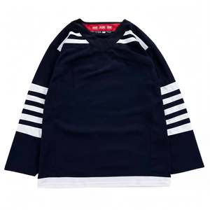 Maillots de football personnalisés de haute qualité, rayés bleus et blancs, uniforme de football inspiré de l'Allemagne, manches courtes, évacuation de l'humidité - Product Image 2