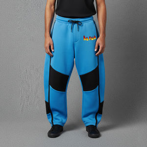 Pantalones Deportivos de Lona para Hombre, 320GSM, Lavado Personalizado, 100% Algodón, Ecológicos, Transpirables, Antiarrugas, de Secado Rápido, Bicolor - Product Image 4