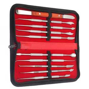 10 Pcs/Set Steel Wax Carving Tools <b>Kit</b> Professional Wax Carver <b>Clay</b> Sculpting Set Pottery Jewelry Making Dental By Grip Surgical - Product Image 4
