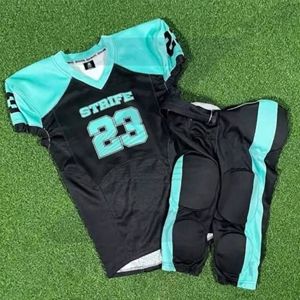 Uniforme de football américain personnalisé |   Maillot et pantalon de football sublimés |   Uniformes d'équipe pour jeunes et adultes - Product Image 2
