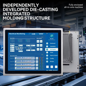 كمبيوتر لوحي صناعي بنوافذ andrid 15 17 19 بوصة لوحة لمس LCD مثبت على الحائط متوفر - Product Image 2