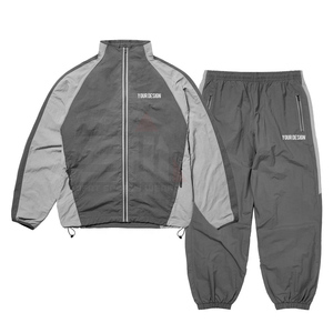 Nouvel ensemble de survêtement classique décontracté pour homme, léger, 100 % nylon, taille élastique, séchage rapide, à capuche, imprimé léopard, sportif, été, 2-en-1 - Product Image 3