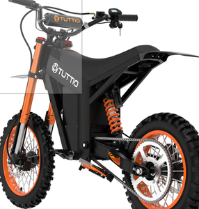 MEJOR OFERTA 2026: Motocicleta Eléctrica Todoterreno con Motor sin Escobillas de 501-1000W, Velocidad Máxima <40km/h, Diseño Negro y Naranja - Product Image 3