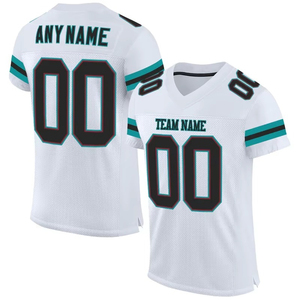 Maillot de football américain de haute qualité à manches courtes, grande taille, respirant, 100% polyester, personnalisable - Product Image 2