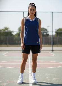 Camiseta de Baloncesto sin Mangas para Hombre, Transpirable, 100% Poliéster, Personalizable con Nombre y Números del Equipo en la Parte Delantera - Product Image 5