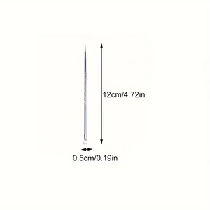 Professional 1pc Stainless Steel <b>Blackhead</b> Comedone Acne Blemish Extractor Remover Face Skin Care Pore <b>Cleaner</b> - Product Image 6