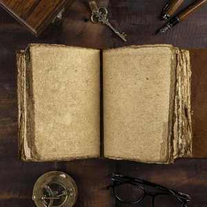 Leather Journal with Antique Key <b>Lock</b> Handmade Deckle Edge Diary Personalized Rustic Notebook - Product Image 2