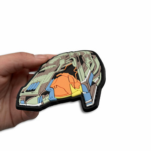 Casquettes de pêche personnalisées à logo en PVC gaufré 3D, lavables, à séchage rapide, avec fermeture papillon - Product Image 5