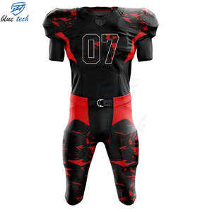 Men American Football Team Uniform Custom Football Jersey Pants Set Short Sublimation Printing Custom Team Name Logo Breathable - Product Image 1