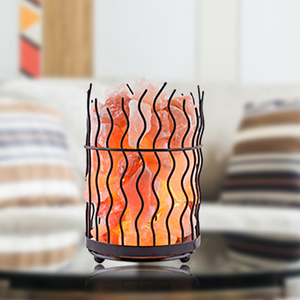 Lámparas de Sal Rosa del Himalaya Talladas a Mano con Forma Curva, Tamaño Personalizado, Material Orgánico, Decoración Feng Shui para el Hogar, Regalos Estilo Amor, Impex - Product Image 4