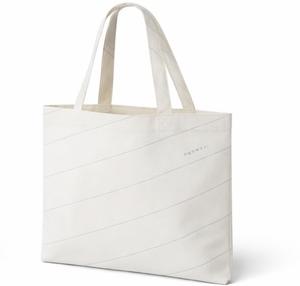 กระเป๋าช้อปปิ้งผ้าฝ้าย 100% ขายดีที่สุด ผลิตคุณภาพสูง พิมพ์ลายตามสั่ง มีช่องใส่ของ ราคาขายส่ง - Product Image 3