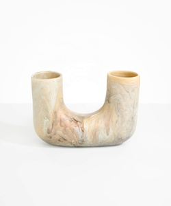 Vase à fleurs en résine de qualité supérieure, design moderne, artisanat, écologique, imperméable, pour la décoration de la maison, la table de mariage, l'affichage sur étagère - Product Image 5