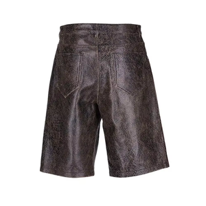 Service OEM, logo personnalisé, design de mode tendance, shorts décontractés en cuir de haute qualité, taille grande, pour hommes - Product Image 2