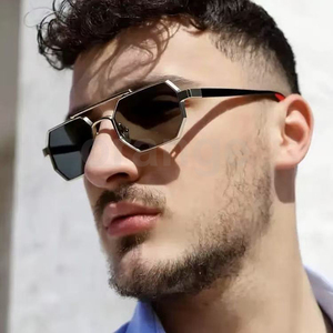 Lunettes de soleil pilote UV400 à monture complète – Tendance, sport, classiques, pas chères, vente en gros, design personnalisé, unisexe - Product Image 5