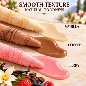 Coffret de baumes à lèvres OEM/ODM – 3 cadeaux hydratants et nourrissants saveur vanille, café et baies, au beurre de karité, parfum personnalisable, emballage inclus - Product Image 5
