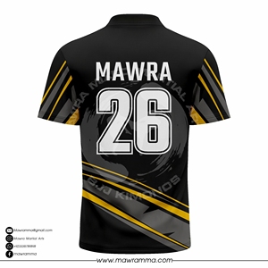 Maillot de football personnalisé sublimé 2026 – Respirant, pour équipe, entraînement MAWRA MMA BJJ, avec impression nom et numéro - Product Image 6