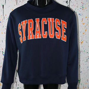 Sudadera con Capucha para Hombre SYRACUSE, 100% Algodón, Apliques Bordados, Cuello Ancho, Hilos Finos Vintage - Product Image 1