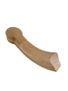 Rampe d'escalier en bois massif, design rustique, pièce d'escalier durable pour usage intérieur - Product Image 3