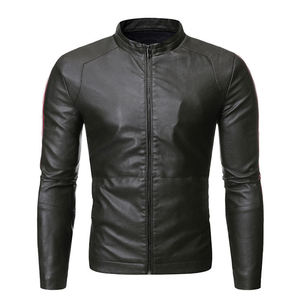 <b>SMART</b> SHINE ENTERPRISES <b>Men</b> Premium Leather <b>Jacket</b> Soft Comfortable Full Zip Casual Durable Regular Fit Winter Quick Dry - Product Image 1