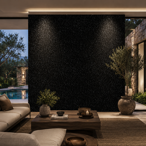 Panneau mural PVC noir brillant Sparkle Glossy 1220 x 2440 mm - 0,7 mm - Décoration intérieure contemporaine moderne - Product Image 6