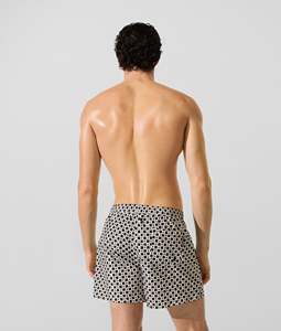 Shorts de plage d'été imprimés 100% polyester, séchage rapide, légers, shorts de bain, taille élastique - Product Image 5
