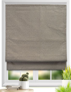 Stores et rideaux enrouleurs classiques intégrés pour chambre à coucher, en tissu 100 % polyester, technique unie, style français, occultants - Product Image 3