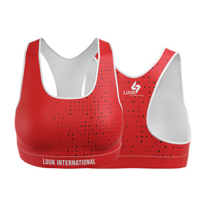 Sujetador Deportivo Personalizado Premium, Sujetador Deportivo Sublimado para Mujer, Ropa Deportiva de Alta Elasticidad y Transpirable para Gimnasio y Fitness - Product Image 1