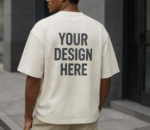 Camiseta Oversize con Logotipo Personalizado, Marca Privada, 100% Algodón, 300 GSM, Corte Cuadrado, Hombros Caídos, Estilo Urbano, Secado Rápido, Transpirable - Product Image 2