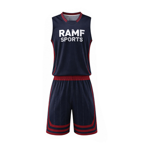 เสื้อบาสเก็ตบอลสำหรับผู้ใหญ่แบบกลับด้านได้ ระบายอากาศได้ดี ซับเหงื่อ ชุดยูนิฟอร์มแบบแพ็คเกจ  ปรับแต่งโลโก้ได้ ไซส์ XS-5XL ชุดกีฬา - Product Image 1