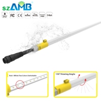Tube LED T6 0-10V pour éclairage de poulailler, éclairage pour volailles, lumière LED pour volailles à intensité variable DC48V, tube T6 sans corrosion
